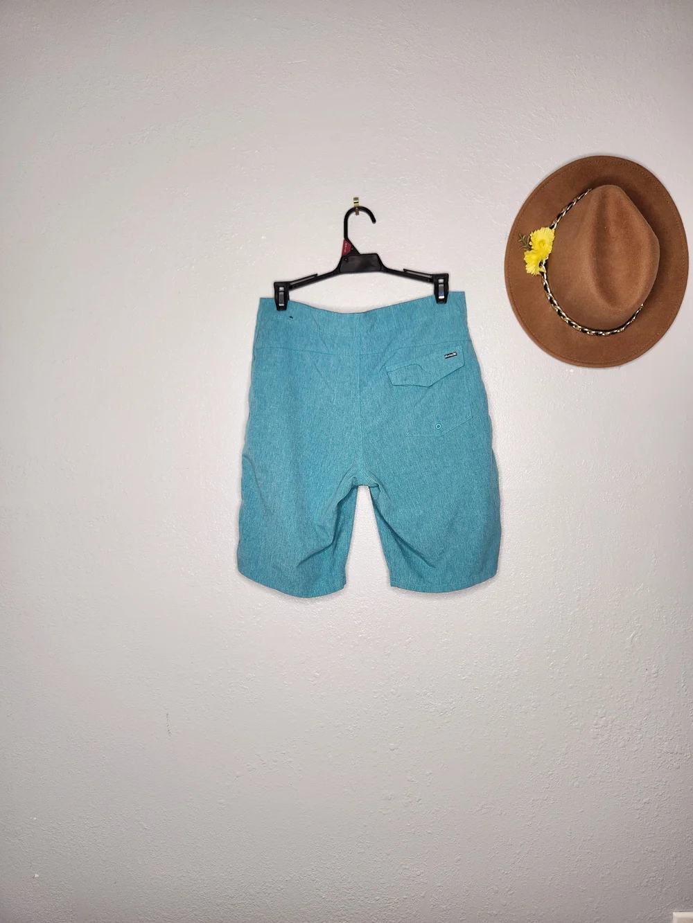 Hurley Teal Boardshorts with Black Logo